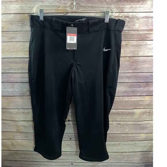 Nike Black Baseball Pants Button NEW w/ Tags — 1-M, 3-L, 2-XL Available - Picture 2 of 15